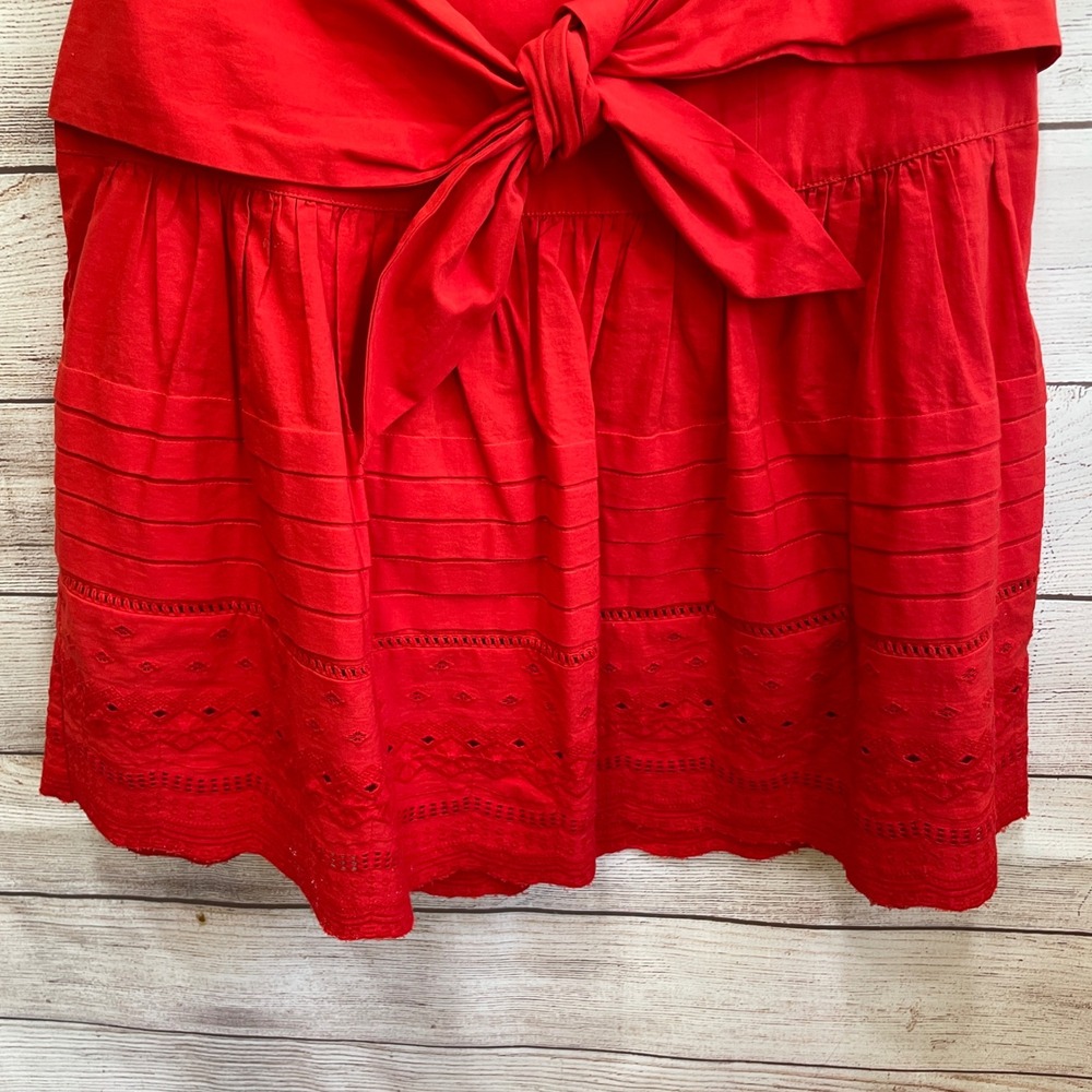 EXCELLENT CONDITION MAEVE/ANTHROPOLOGIE PAIX SKIRT IN RED - Picture 5 of 8